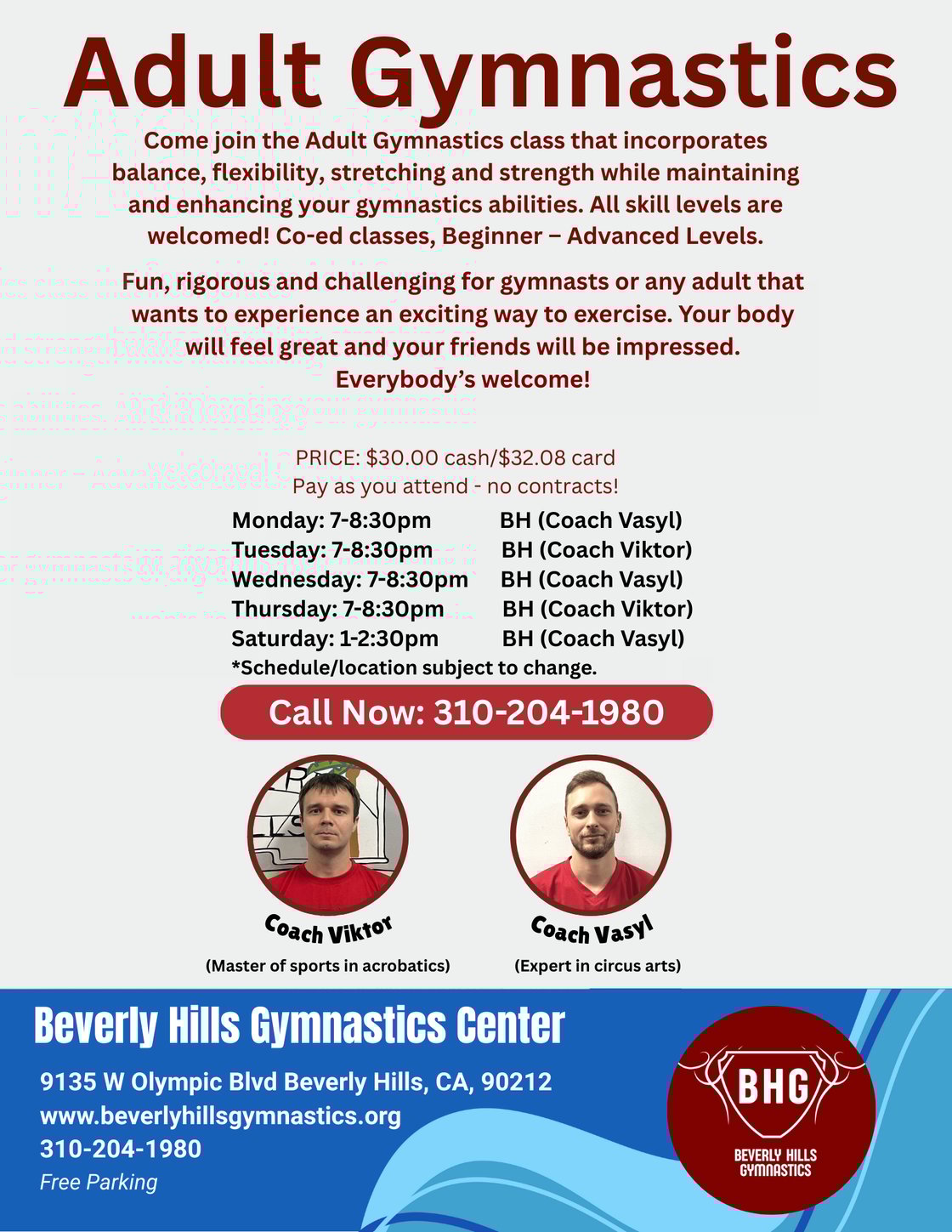 Adult Gymnastics Flyer_Updated_December_2025
